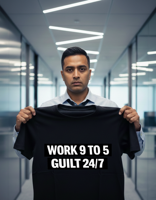 Black “Always On” Printed T-Shirt